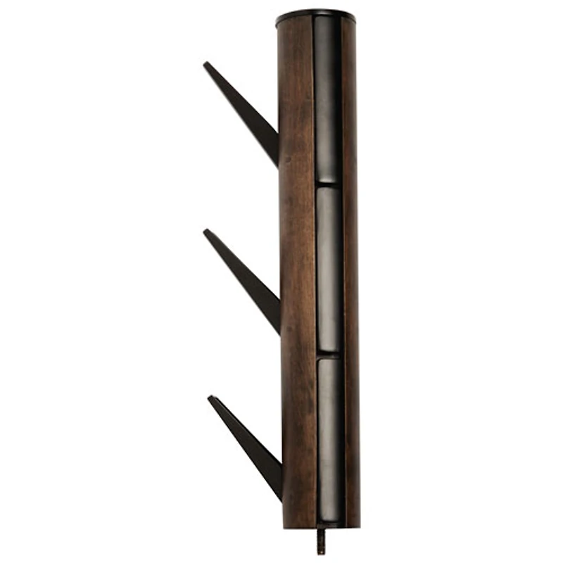 Portemanteau en bois Flapper d'Umbra - Noir/Noyer