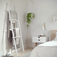Umbra Leana Ladder Clothes/Towel Rack - White