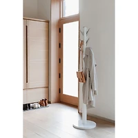 Portemanteau en bois Flapper d'Umbra - Blanc
