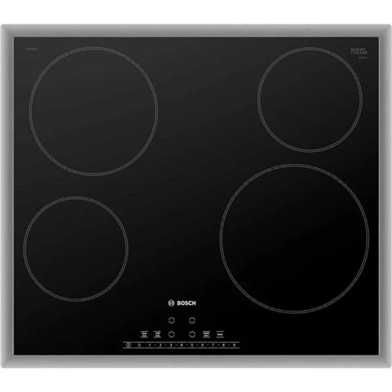 Surface de cuisson électrique de 24 po à 4 éléments de Bosch (NET5469SC) - Noir