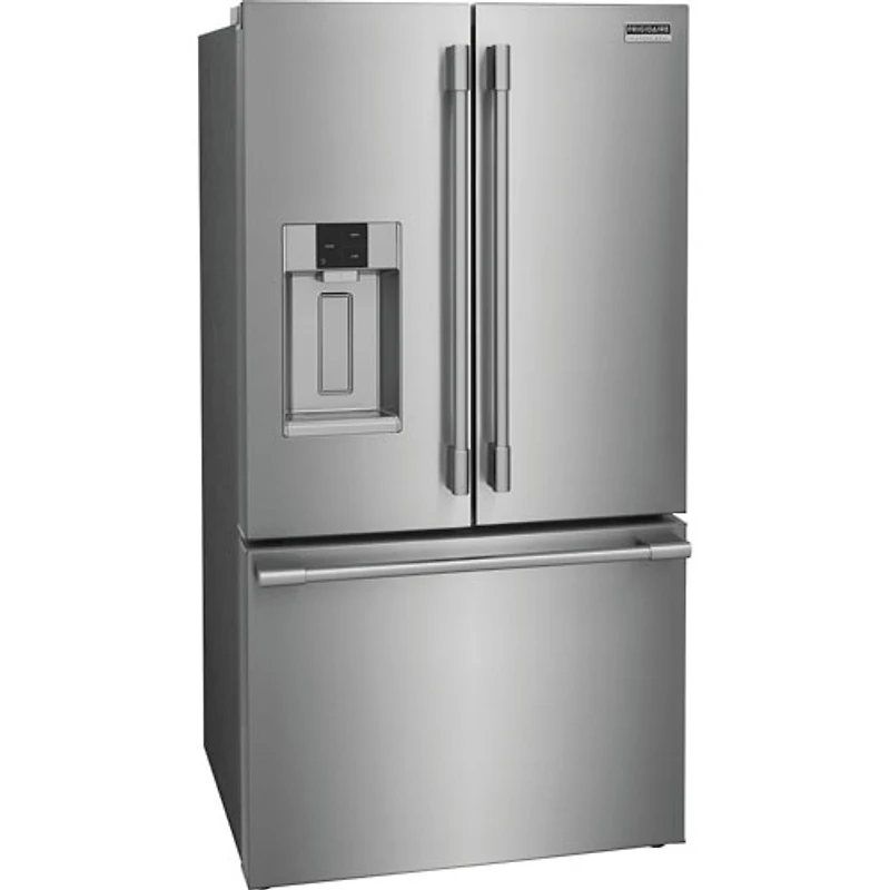 Réfrigérateur à deux portes de 36 po avec distributeur d'eau et de glaçons Pro de Frigidaire (PRFS2883AF) - Acier inoxydable