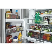Réfrigérateur à deux portes de 36 po avec distributeur d'eau et de glaçons Pro de Frigidaire (PRFS2883AF) - Acier inoxydable