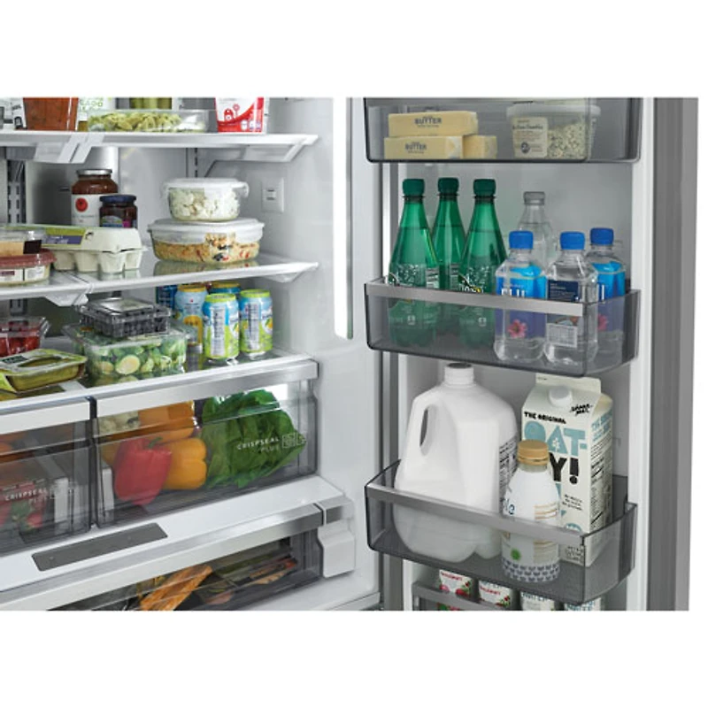 Réfrigérateur à deux portes de 36 po avec distributeur d'eau et de glaçons Pro de Frigidaire (PRFS2883AF) - Acier inoxydable