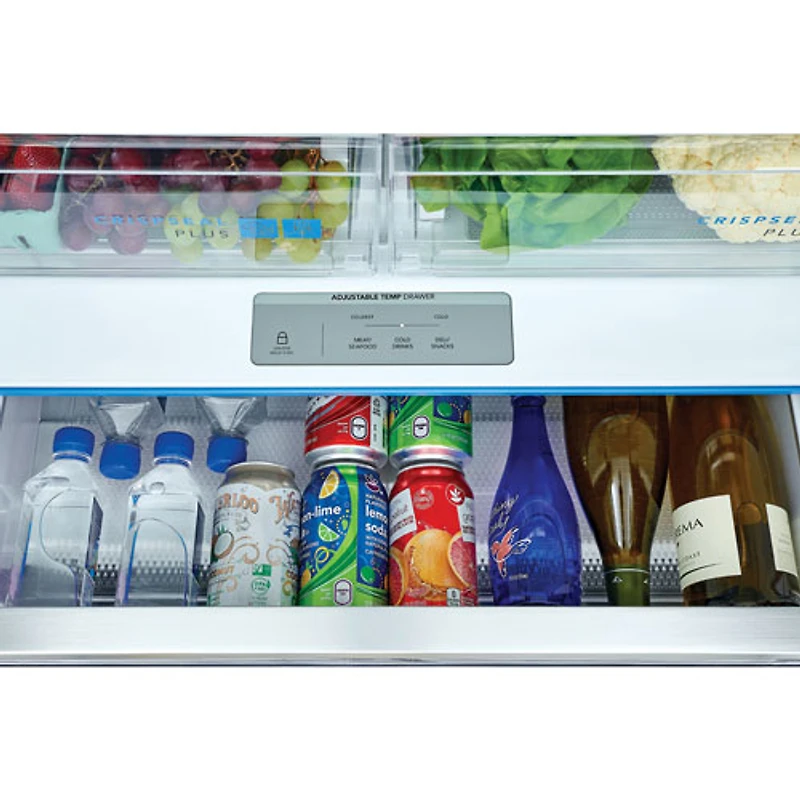 Frigidaire Gallery 36" French Door Refrigerator w/ Water/Ice Dispenser (GRFS2853AD) -Black Stainless