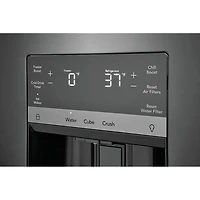 Frigidaire Gallery 36" French Door Refrigerator w/ Water/Ice Dispenser (GRFS2853AD) -Black Stainless