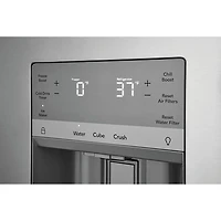 Réfrigérateur à deux portes de 36 po avec distributeur d'eau et de glaçons Gallery de Frigidaire (GRFS2853AF) - Acier inoxydable