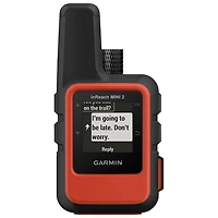 GPS de plein air InReach Mini 2 de Garmin - Rouge