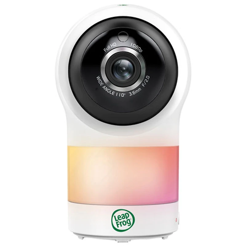 Interphone de surveillance vidéo Wi-Fi avec vision nocturne en couleur et zoom/pivot/inclinaison de LeapFrog (LF1911)