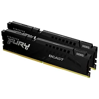 Mémoire DDR5 6000 MHz de 32 Go (2 x 16 Go) Fury Beast de Kingston pour PC (KF560C40BBK2-32)