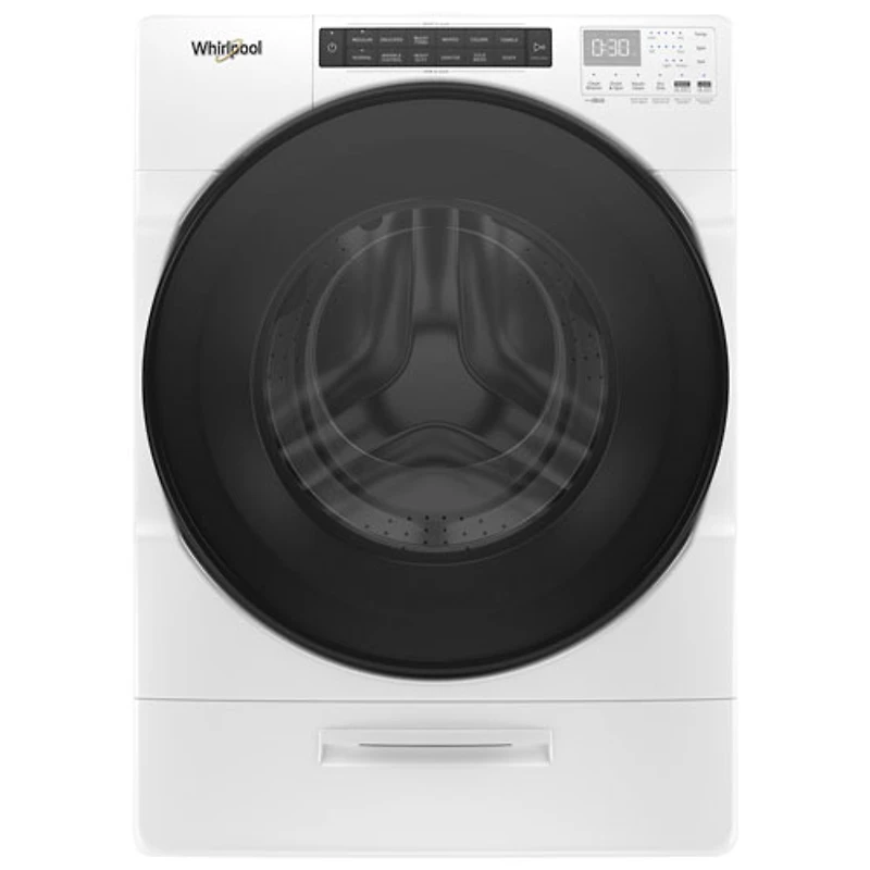 Duo laveuse-sécheuse électrique de 5,2 pi³ de Whirlpool (WFC682CLW) - Blanc