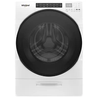 Duo laveuse-sécheuse électrique de 5,2 pi³ de Whirlpool (WFC682CLW) - Blanc