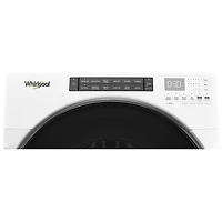 Duo laveuse-sécheuse électrique de 5,2 pi³ de Whirlpool (WFC682CLW) - Blanc