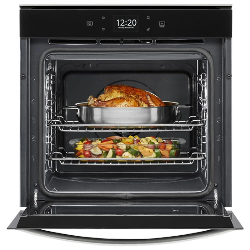 Four mural électrique à convection véritable 2,9 pi³ 23 po de Whirlpool (YWOS52ES4MZ) - Acier inoxydable