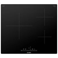 Surface de cuisson à induction de 24 po à 4 éléments de Bosch (NIT5460UC) - Noir