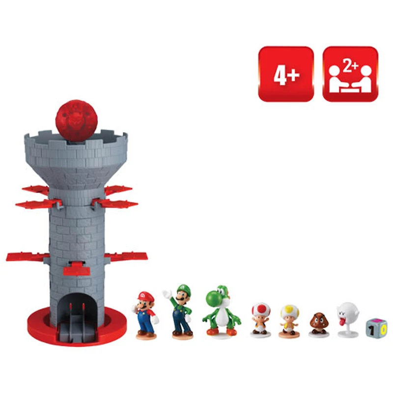 Jeu d'équilibre de table Super Mario Blow Up! Shaky Tower d'Epoch