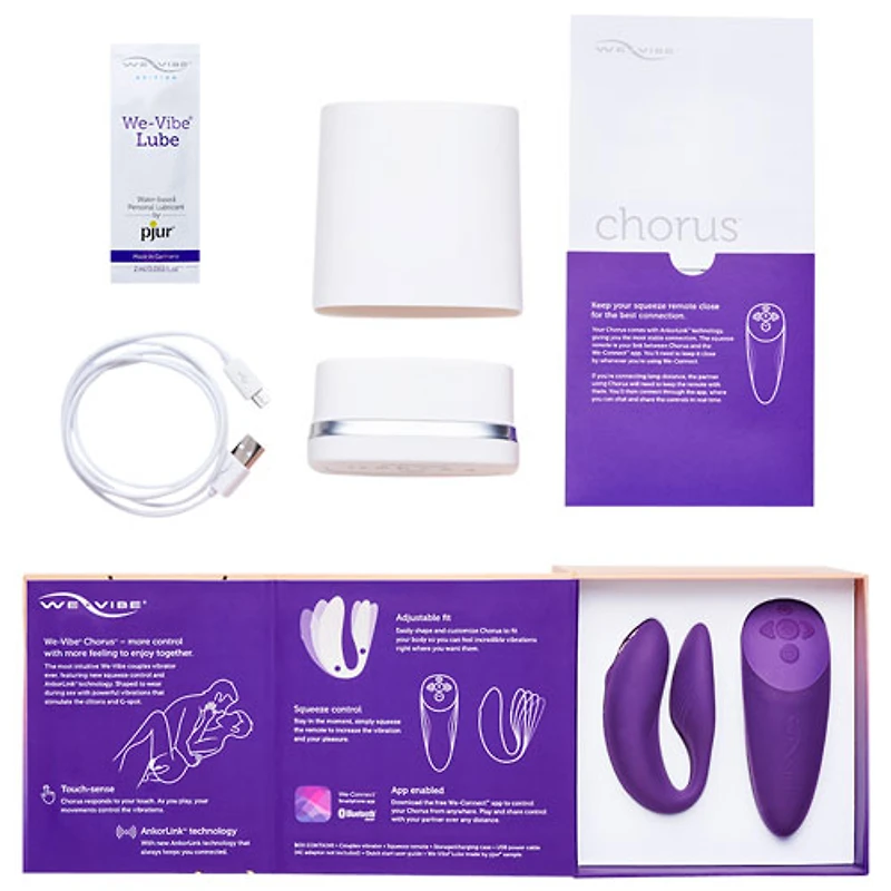 Vibrateur de couple Chorus de We-Vibe - Violet
