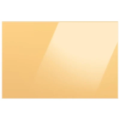 Samsung Panel for BESPOKE 3-Door French Refrigerator - Bottom Panel - Sunrise Yellow Glass