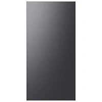 Panneau pour réfrigérateur à 4 portes BESPOKE de Samsung - Panneau supérieur - Verre noir mat