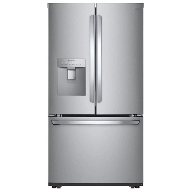 Réfrigérateur à deux portes de 29 pi³ et 36 po de LG (LRFWS2906S) - Acier inoxydable - Boîte ouverte