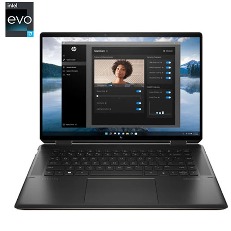Portable à écran tactile de 16 po Spectre x360 2-en-1 de HP - Crépuscule (Evo i7-1260P d'Intel/SSD 2 To/RAM 16 Go/Windows 11)