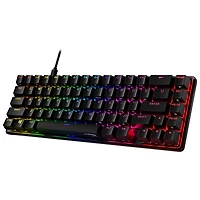 Clavier de jeu mécanique rétroéclairé à touches Red Alloy Origins 65 de HyperX