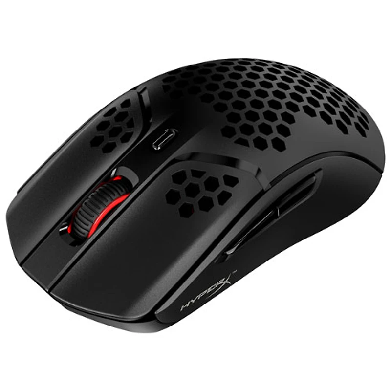 Souris de jeu sans fil de 16000 ppp Pixart PAW3335 Pulsefire Haste de HyperX - Noir