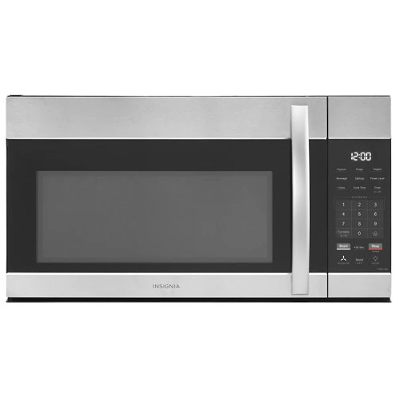 Four à micro-ondes à hotte intégrée d'Insignia - 1,7 pi³ - Acier inoxydable - Exclusivité Best Buy