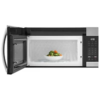 Four à micro-ondes à hotte intégrée d'Insignia - 1,7 pi³ - Acier inoxydable - Exclusivité Best Buy