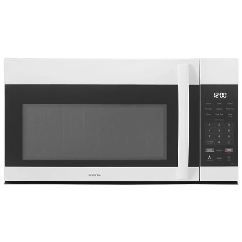 Four à micro-ondes à hotte intégrée d'Insignia - 1,7 pi³ - Blanc - Exclusivité Best Buy