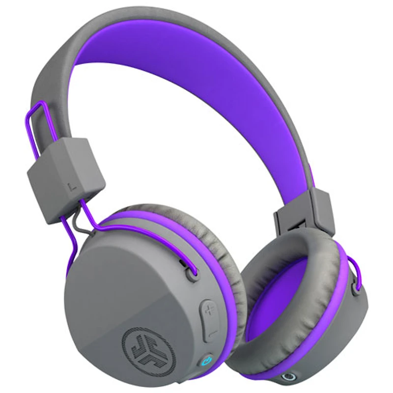 Casque d'écoute Bluetooth pour enfants JBuddies Studio de JLab - Gris/Violet
