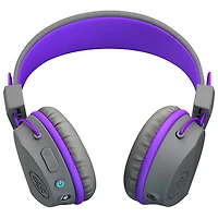 Casque d'écoute Bluetooth pour enfants JBuddies Studio de JLab - Gris/Violet