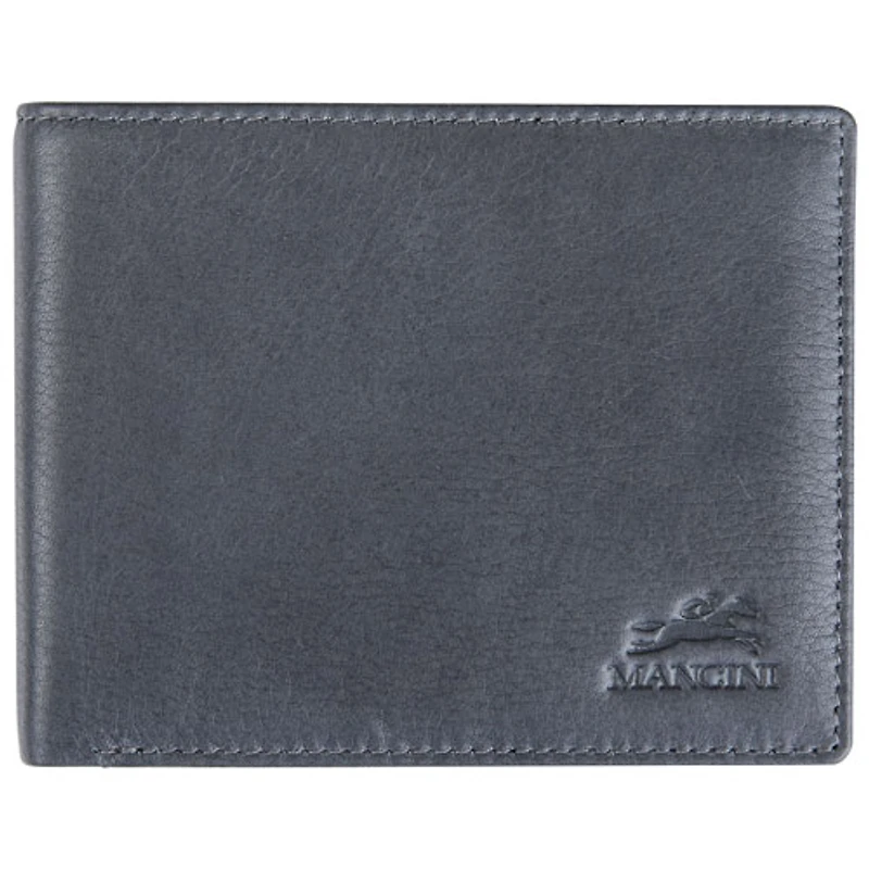 Portefeuille RFID à deux volets en cuir véritable Bellagio de Mancini