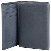 Mancini Bellagio RFID Genuine Leather Tri-fold Wallet - Grey