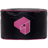 Gouchee Home Siteazee Polyester Pouf - Pink