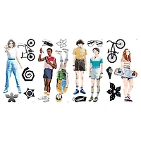 Décalcomanies murales adhésives de Stranger Things de RoomMates