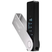 Portefeuille de cryptomonnaie Nano X de Ledger - Noir onyx