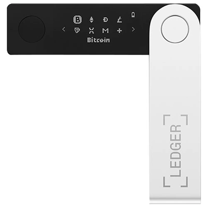 Portefeuille de cryptomonnaie Nano X de Ledger - Noir onyx