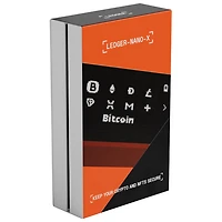 Portefeuille de cryptomonnaie Nano X de Ledger - Noir onyx