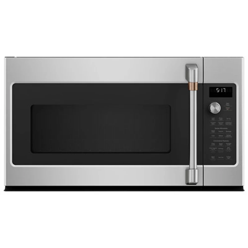 Café Over-The-Range Convection Microwave with Air Fryer - 1.7 Cu. Ft. - Stainless Steel