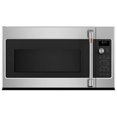 Café Over-The-Range Convection Microwave with Air Fryer - 1.7 Cu. Ft. - Stainless Steel