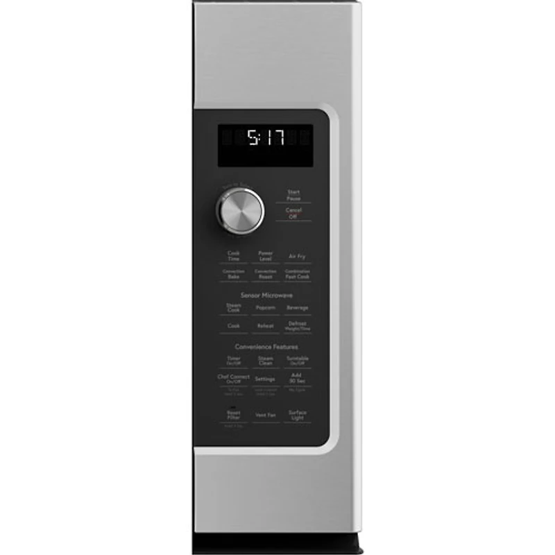 Micro-ondes à convection à hotte intégrée avec friteuse à air chaud Café - 1,7 pi³ - Acier inoxydable