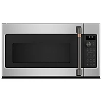 Café Over-The-Range Convection Microwave with Air Fryer - 1.7 Cu. Ft. - Stainless Steel