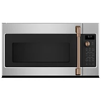 Café Over-The-Range Convection Microwave with Air Fryer - 1.7 Cu. Ft. - Stainless Steel
