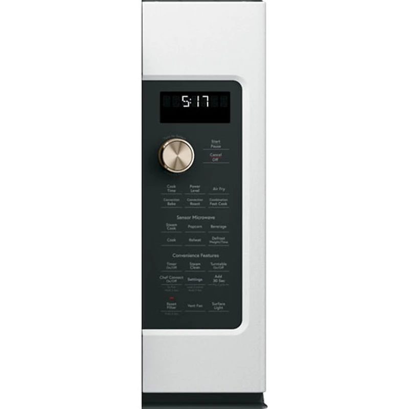 Micro-ondes à convection à hotte intégrée avec friteuse à air chaud Café - 1,7 pi³ - Blanc mat