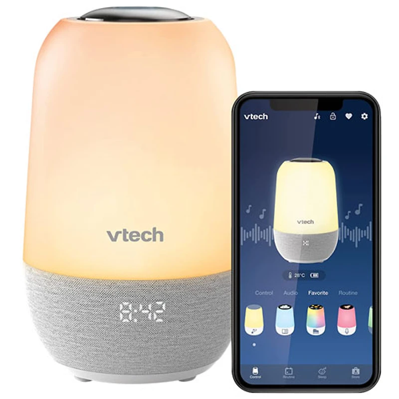 VTech V-Hush Pro Sleep Training Soother Portable Bluetooth Speaker