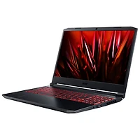 Portable de jeu de 15,6 po Nitro 5 d'Acer - Noir (Core i5-11400H d'Intel/SSD 512 Go/RAM 8 Go/GTX 3050/Windows 11)