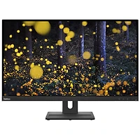 Moniteur DEL IPS QHD 75 Hz de 27 po ThinkVision de Lenovo avec temps de réponse gris à gris de 4 ms (62D0GAR1US) - Noir corbeau