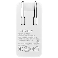 Insignia Dual Port 32W USB-A / USB-C Wall Charger - White