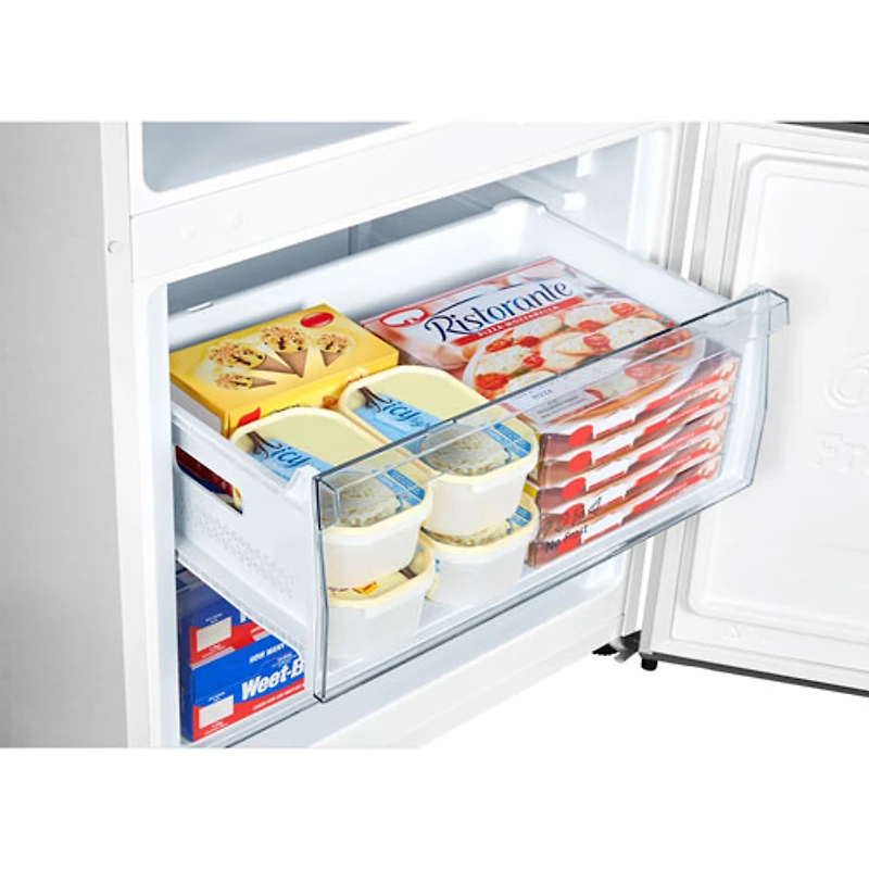 Hisense 28" 14.7 Cu. Ft. Counter-Depth Bottom Freezer Refrigerator (RB15A2CWE) - White