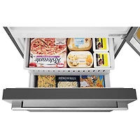 Réfrigérateur à congélateur inférieur à profondeur de comptoir 17,2 pi³ 32 po de Hisense (RB17A2CSE) - Titane